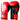 Punch Urban Boxing Glove red front and back view