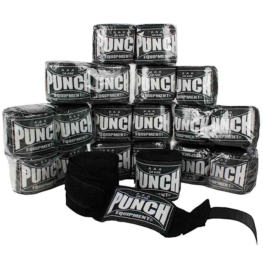 Punch 4.5m Hand Wraps Bulk Pack - 10 Pairs