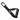 Xpeed Rubber Stirrup Handle With Caribiner Cable Attachment