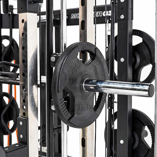 Load image into Gallery viewer, Force USA G3 All-In-One Functional Trainer olympic plate closeup
