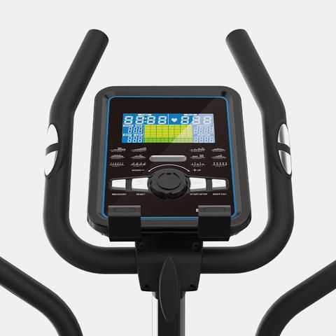 freeform e3 elliptical trainer on trainer close up console
