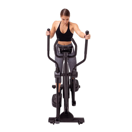 Load image into Gallery viewer, freeform e3 elliptical trainer front view with woman
