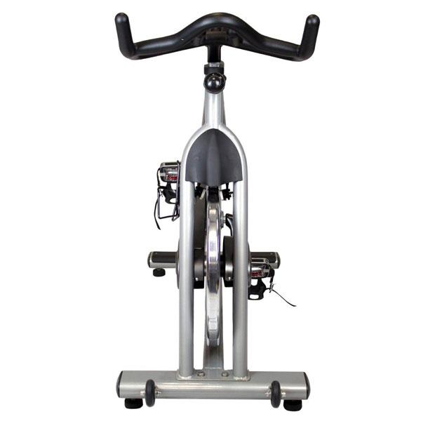 impulse ps300e spin bike with console front view