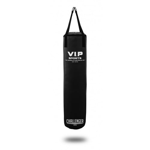Load image into Gallery viewer, VIP 4FT Challenger Boxing Bag black front view
