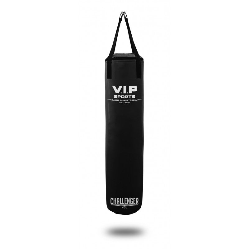VIP 4FT Challenger Boxing Bag black front view