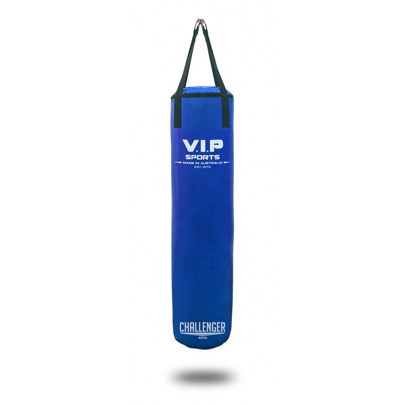 VIP 4FT Challenger Boxing Bag blue front view