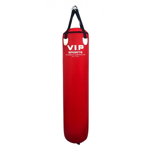Load image into Gallery viewer, VIP 5FT Pro Boxing Bag red front view
