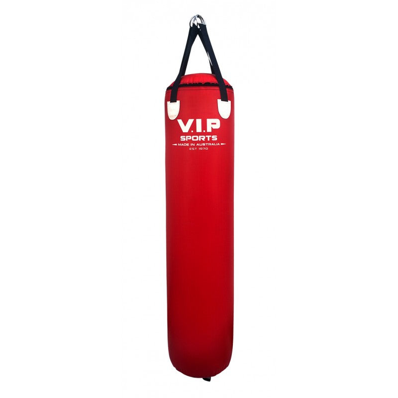VIP 5FT Pro Boxing Bag red front view