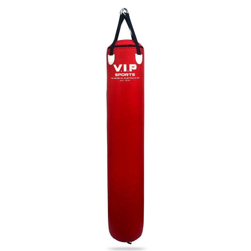 VIP 6FT Pro Boxing Bag red front view