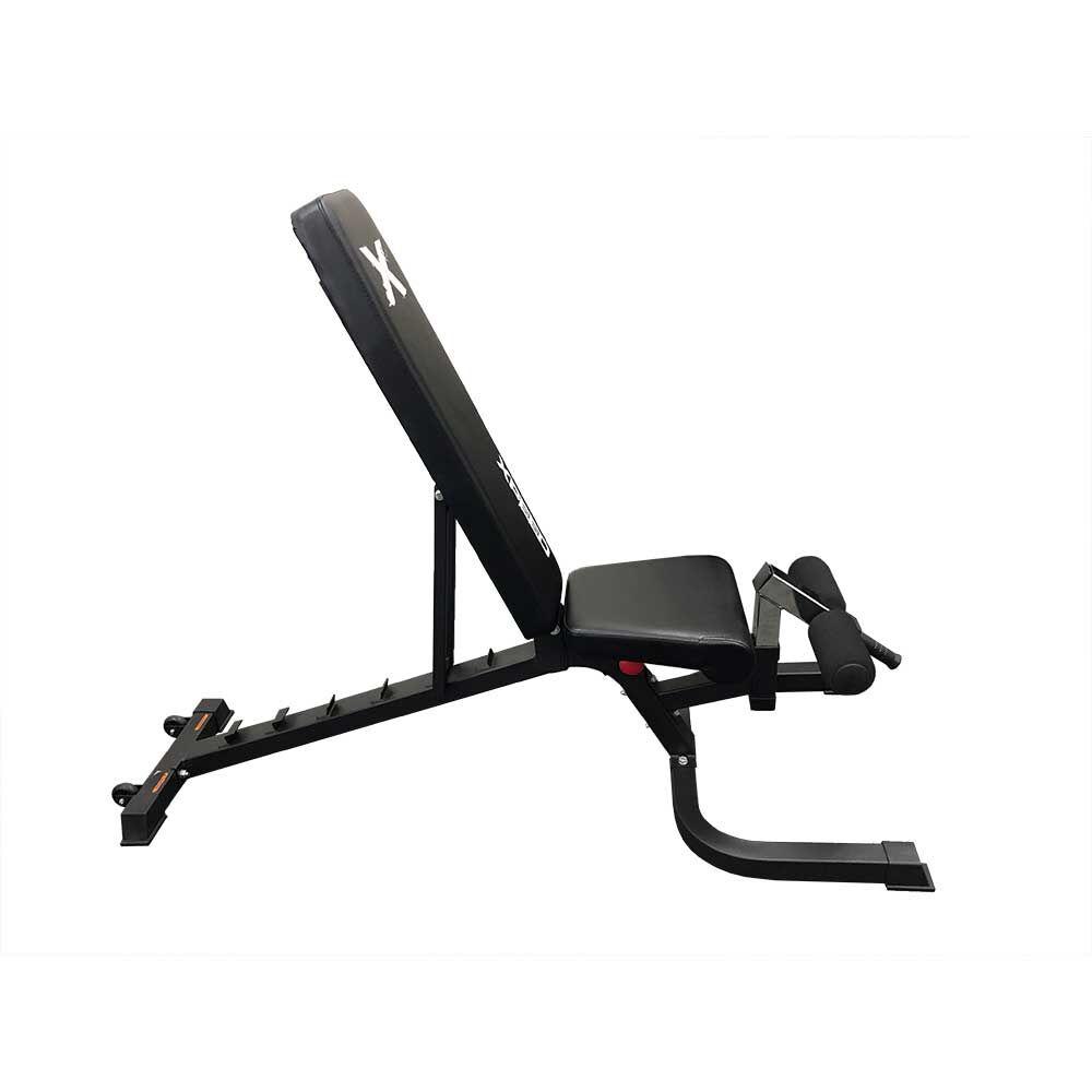 Xpeed P-Series Adjustable FID Bench side view with more inclination