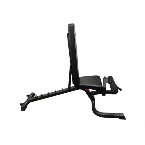Load image into Gallery viewer, Xpeed P-Series Adjustable FID Bench side view with full inclination
