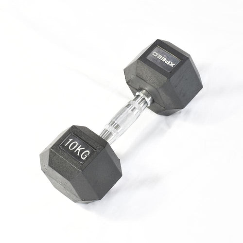 Load image into Gallery viewer, Xpeed Rubber Hex Dumbbell

