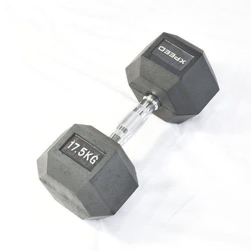 Load image into Gallery viewer, Xpeed Rubber Hex Dumbbell
