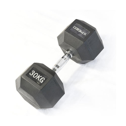 Load image into Gallery viewer, Xpeed Rubber Hex Dumbbell
