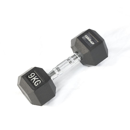 Load image into Gallery viewer, Xpeed Rubber Hex Dumbbell
