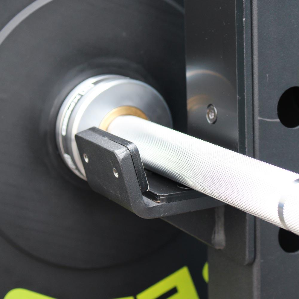 Xpeed X Series Half Rack j hooks close up in use