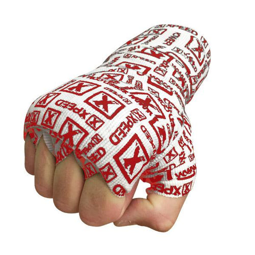 Load image into Gallery viewer, Xpeed Hand Wraps red/white front view
