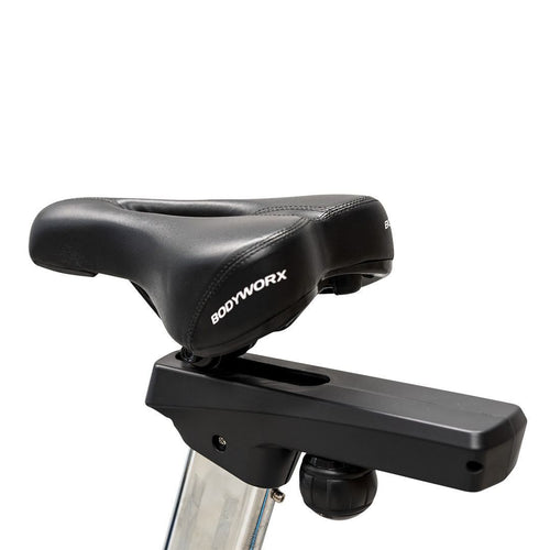 Load image into Gallery viewer, bodyworx aic850 spin bike seat close up
