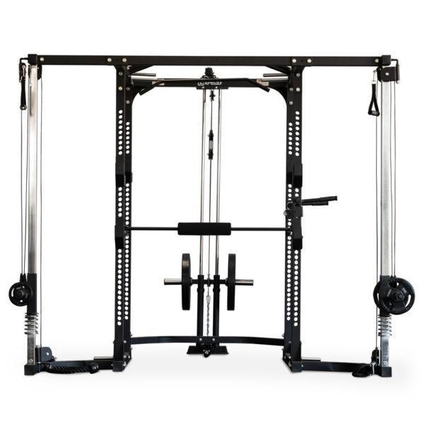 Xpeed X Series Power Cage front view with cable crossover attachment