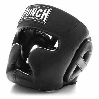 Punch Full Face Headgear black front view