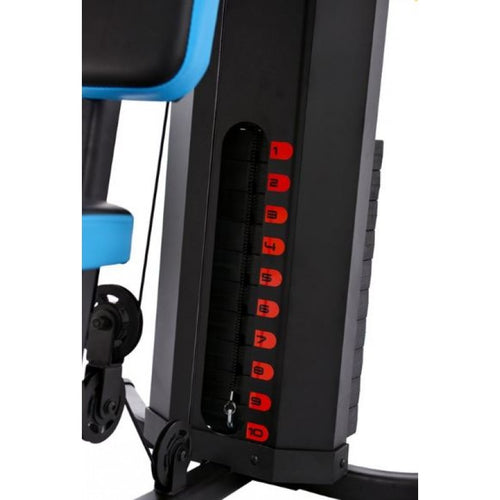 Load image into Gallery viewer, JX-Fitness JX-DS913 Home Gym weight stack close up
