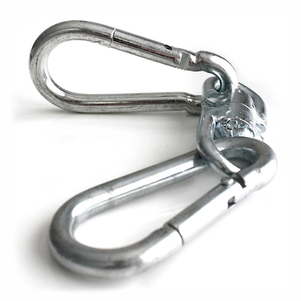Punch Bag Swivel with Snap Links side view