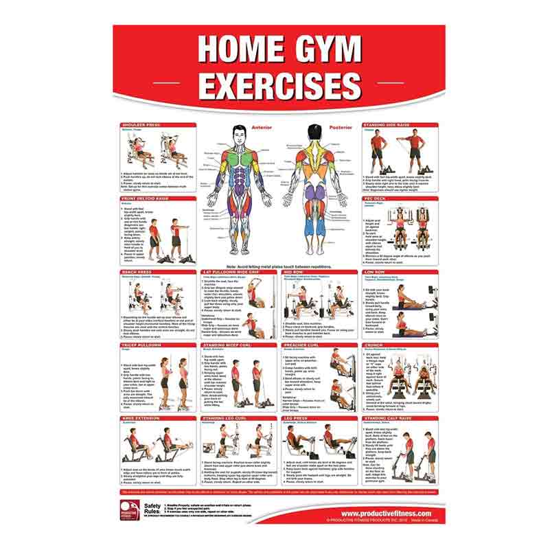 Home Gym Workout Chart