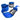 Punch Hand Wraps Single Pair blue unrolled and rolled view