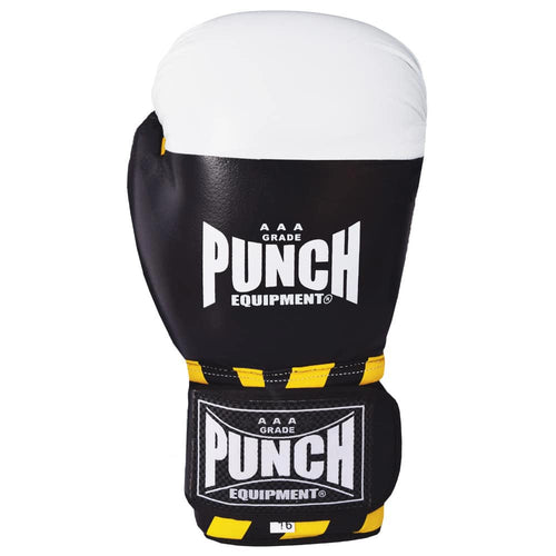 Load image into Gallery viewer, Punch Armadillo Boxing Gloves black front view
