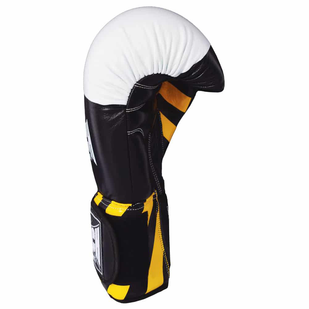 Punch Armadillo Boxing Gloves black side view vertical