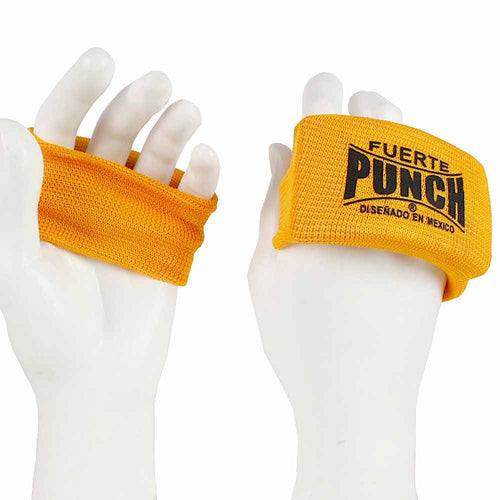 Load image into Gallery viewer, Punch Mexican Gel Knuckle Protector front and back view while worn by mannequin
