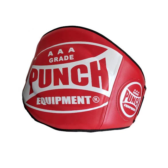 Punch Trophy Getters Belly Pad red front view