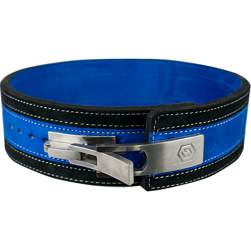 Load image into Gallery viewer, Harris 13mm Lever Belt blue front view
