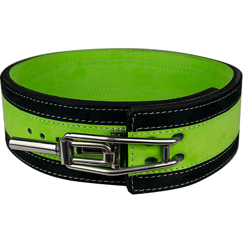 Load image into Gallery viewer, Harris 13mm Lever Belt green back view
