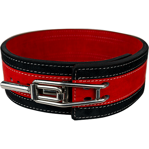 Load image into Gallery viewer, Harris 13mm Lever Belt red back view
