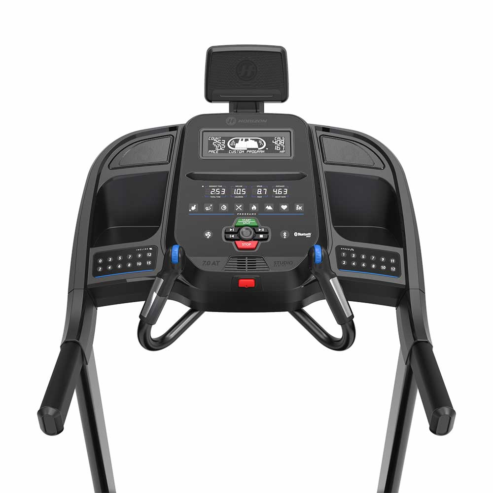 Horizon 7.0AT Treadmill console