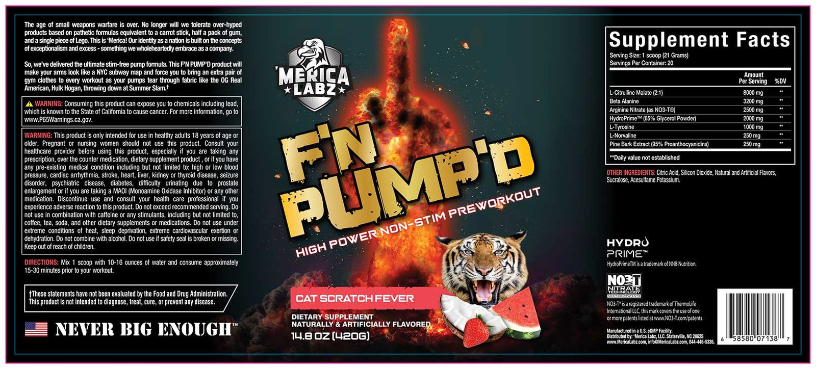 Merica Labs FN PumpD Pre Workout Southern Workout