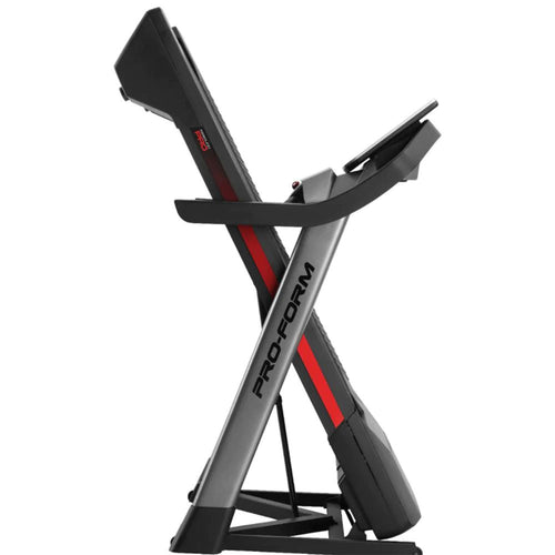 Load image into Gallery viewer, Proform Pro 2000 Treadmill side view folded
