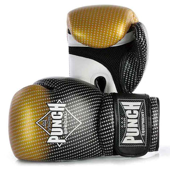 Punch Black Diamond Gloves Star Print Gold