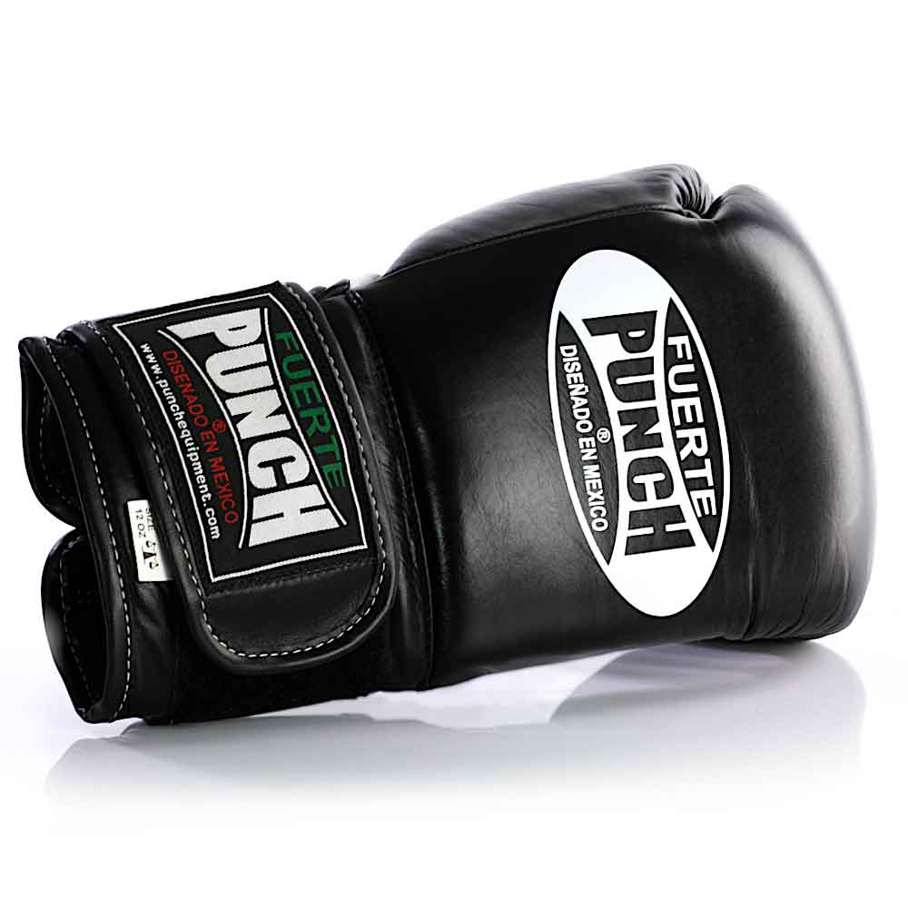 Punch Mexican Ultra Relaxed Boxing Gloves black front view