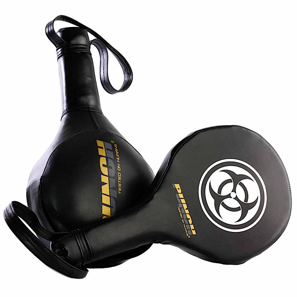 Punch Urban Boxing Paddles front and rear view