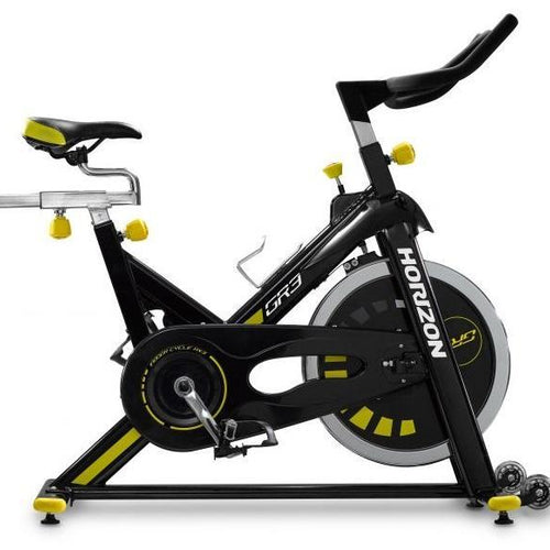 Load image into Gallery viewer, horizon gr3 spin bike side view 2
