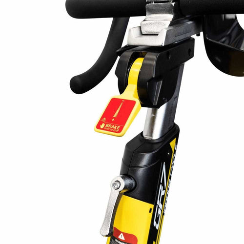 Load image into Gallery viewer, horizon gr7 spin bike emergency brake closeup
