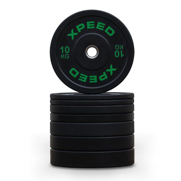 150kg Xpeed Bumper Package stack of plates