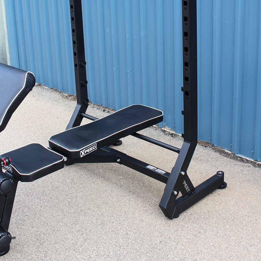 Xpeed X Series Weight Bench side view while flat