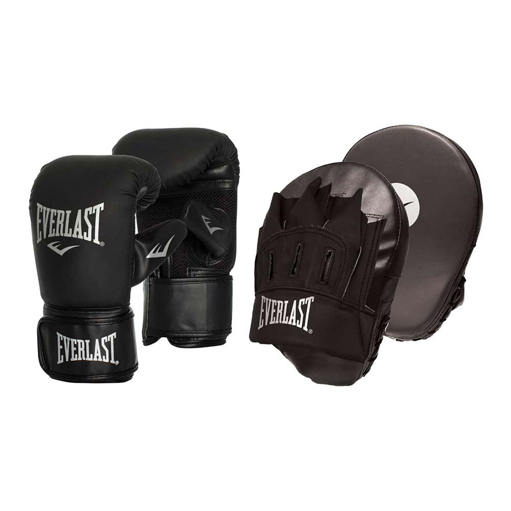 Everlast Glove and Mitt Combo Set front view