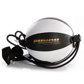 Punch Urban Leather Floor to Ceiling Ball front view white