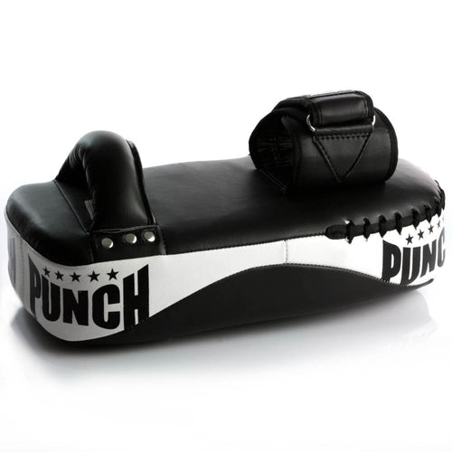 Load image into Gallery viewer, Punch Black Diamond Precision Thai Pads side view\
