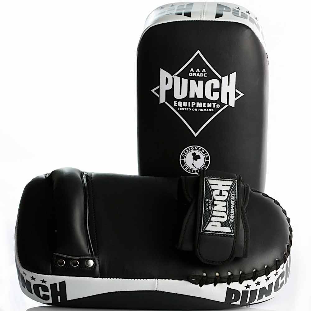 Punch Black Diamond Precision Thai Pads front and rear view