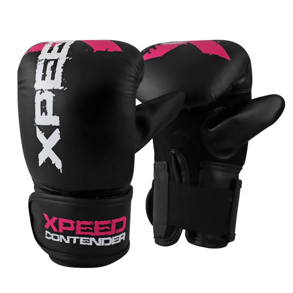 Xpeed Contender Boxing Mitt pink front and back view
